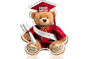 HEYINSHEN Graduation Gifts of Class of 2025 Kindergarten Graduation Gift for Son Daughter Pre-K Graduation Gifts for Daughter Son Bear Animal Keepsake Paperweight Graduation Supplies