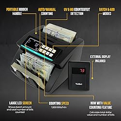 KOLIBRI Money Counter Machine with Advanced Fake