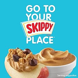 SKIPPY Natural Peanut Butter Spread, Creamy, 7 g