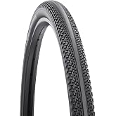 WTB Vulpine S Gravel Bike Tire (700c) Tubeless Folding - Racing Tire w/Slick Centerline - SG Puncture Protection (Black/Tan)
