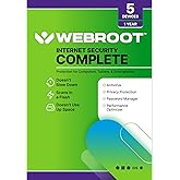 Webroot SecureAnywhere Internet Security Complete, Virus Protection Software for 5 Devices - Includes Identity Protection, Se