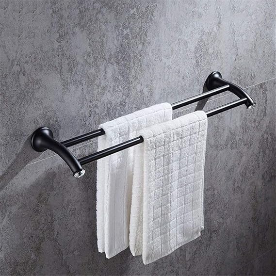 Barra de toalla europea antigua Barra de toalla doble de acero