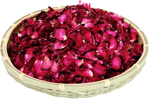 Amazon Com Dried Natural Real Red Rose Flower Petals For Wedding