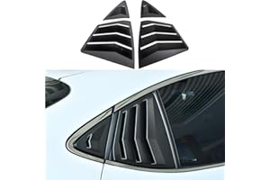 KEALAS for 9th Gen Camry Sport Style Rear Side Window Louvers Air Vent Scoop Shades Cover Trim for Toyota Camry 2025-Matt Black
