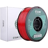 eSUN ABS+ Filament 1.75mm, 3D Printer Filament ABS Plus, Dimensional Accuracy +/- 0.05mm, 1KG Spool (2.2 LBS) 3D Printing Filament for 3D Printers, Fire Engine Red
