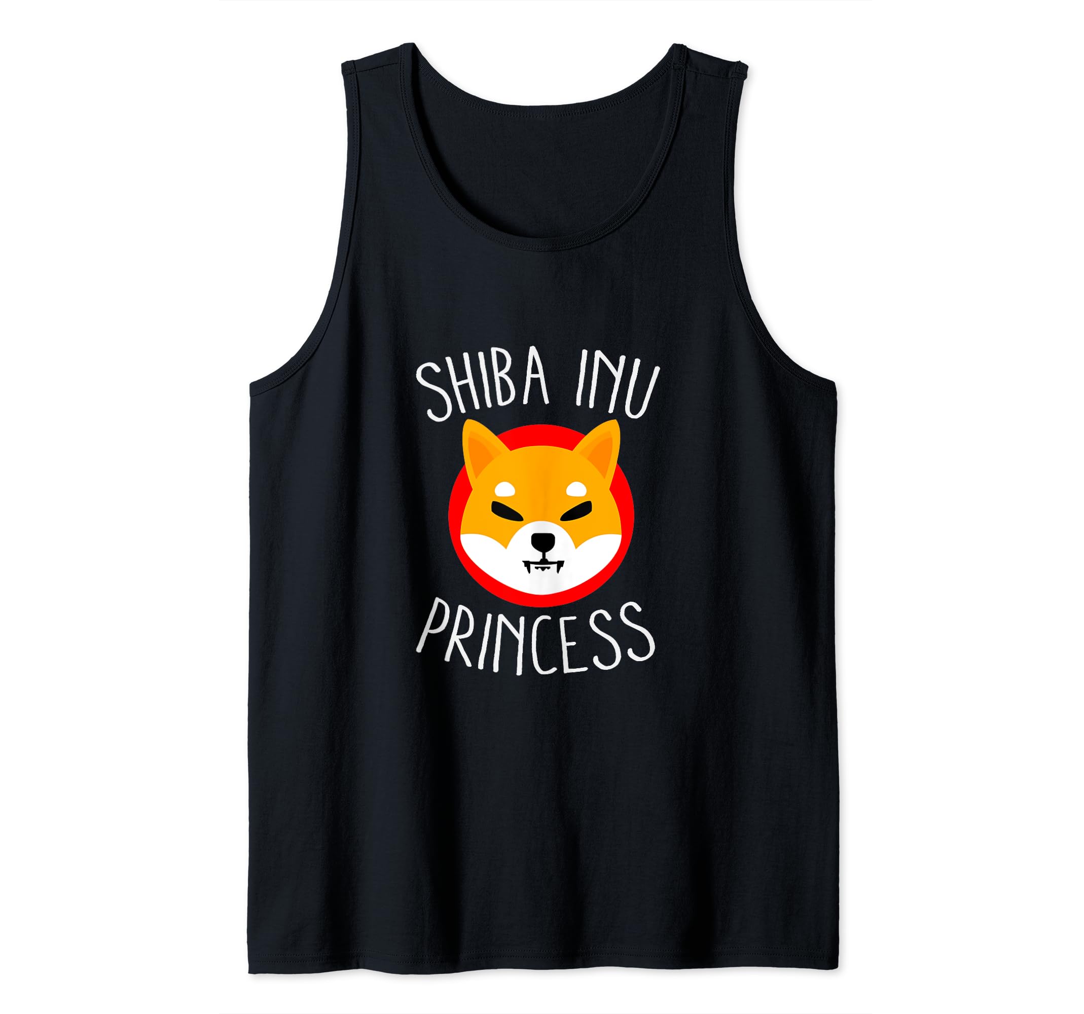 Shiba Inu Princess Funny Shib Coin Cryptocurrency Blockchain Tank Top