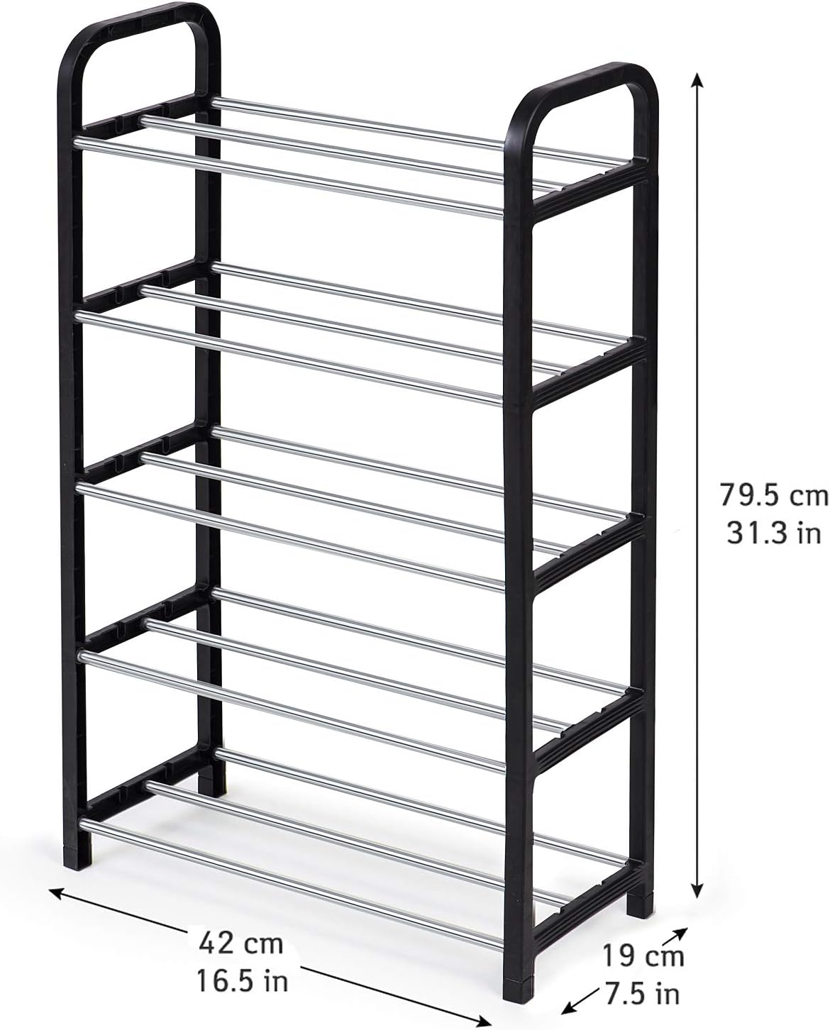 Zapatero estrecho ArtMoon con 5 estanterías