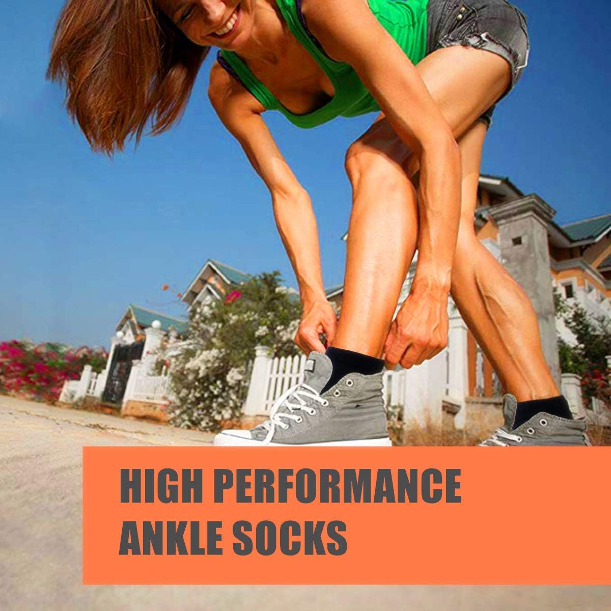 Copper Compression Socks for Men & Women Circulation- Plantar Fasciitis Socks Support for Athletic Running Cycling: Clothing