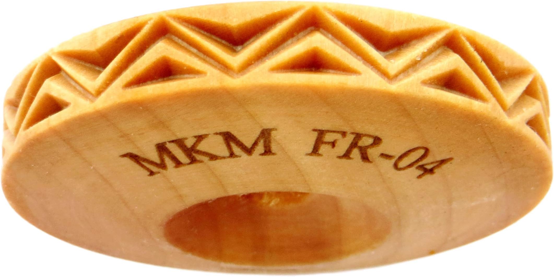 MKM Pottery Tools Finger Rollers for Clay (FR-04 Fancy Zigzag)