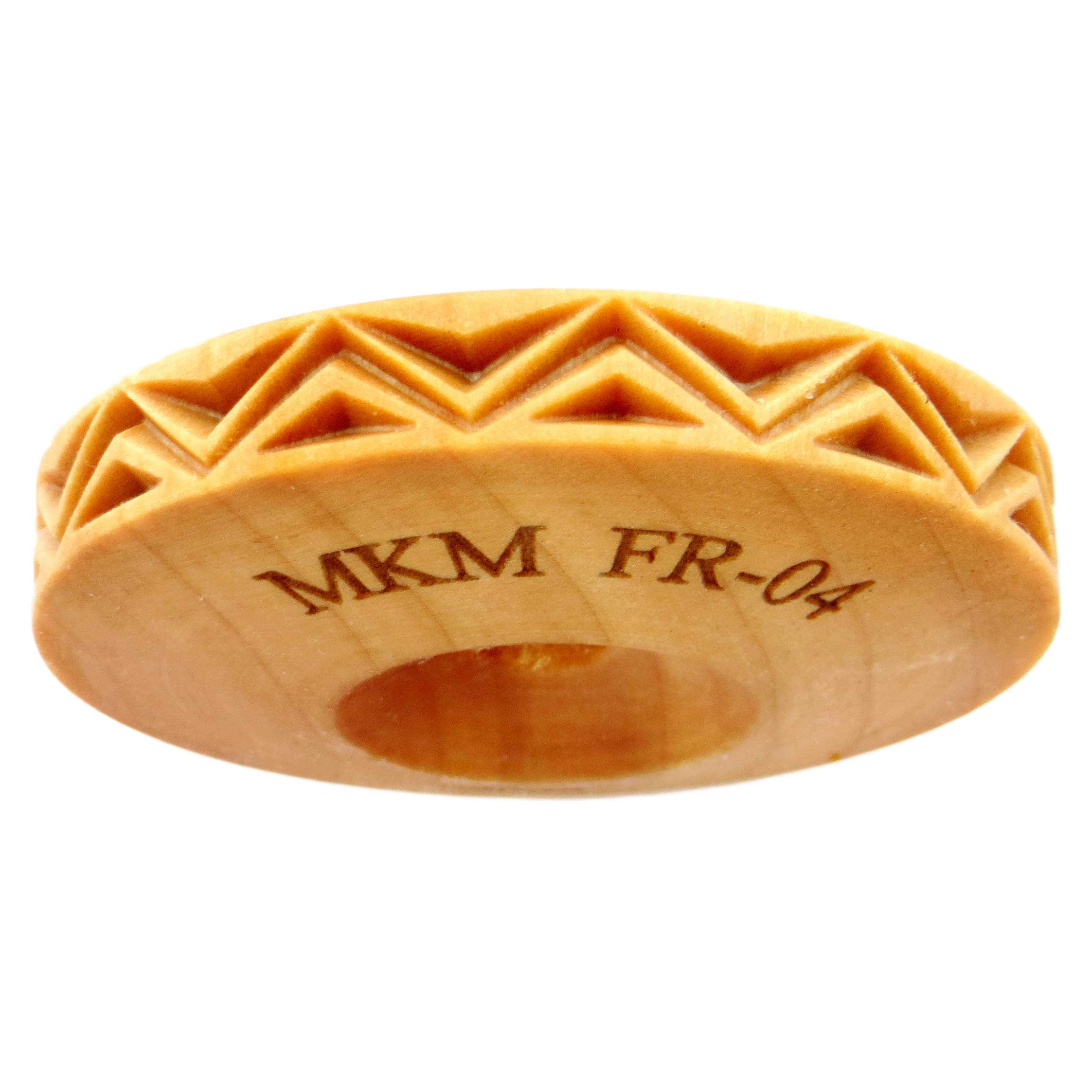 MKM Pottery Tools Finger Rollers for Clay (FR-04 Fancy Zigzag)