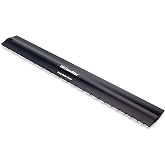 StewMac 2-in-1 Precision Notched Straightedge, Long Scale Guitar | Dual-Sided Aluminum Luthier Straight Edge for Neck Relief, Fret Leveling and Truss Rod Checks, Guitar Setup Tool