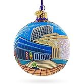 Museum of Natural Science in Houston, Texas Glass Ball Christmas Ornament 3.25 Inches