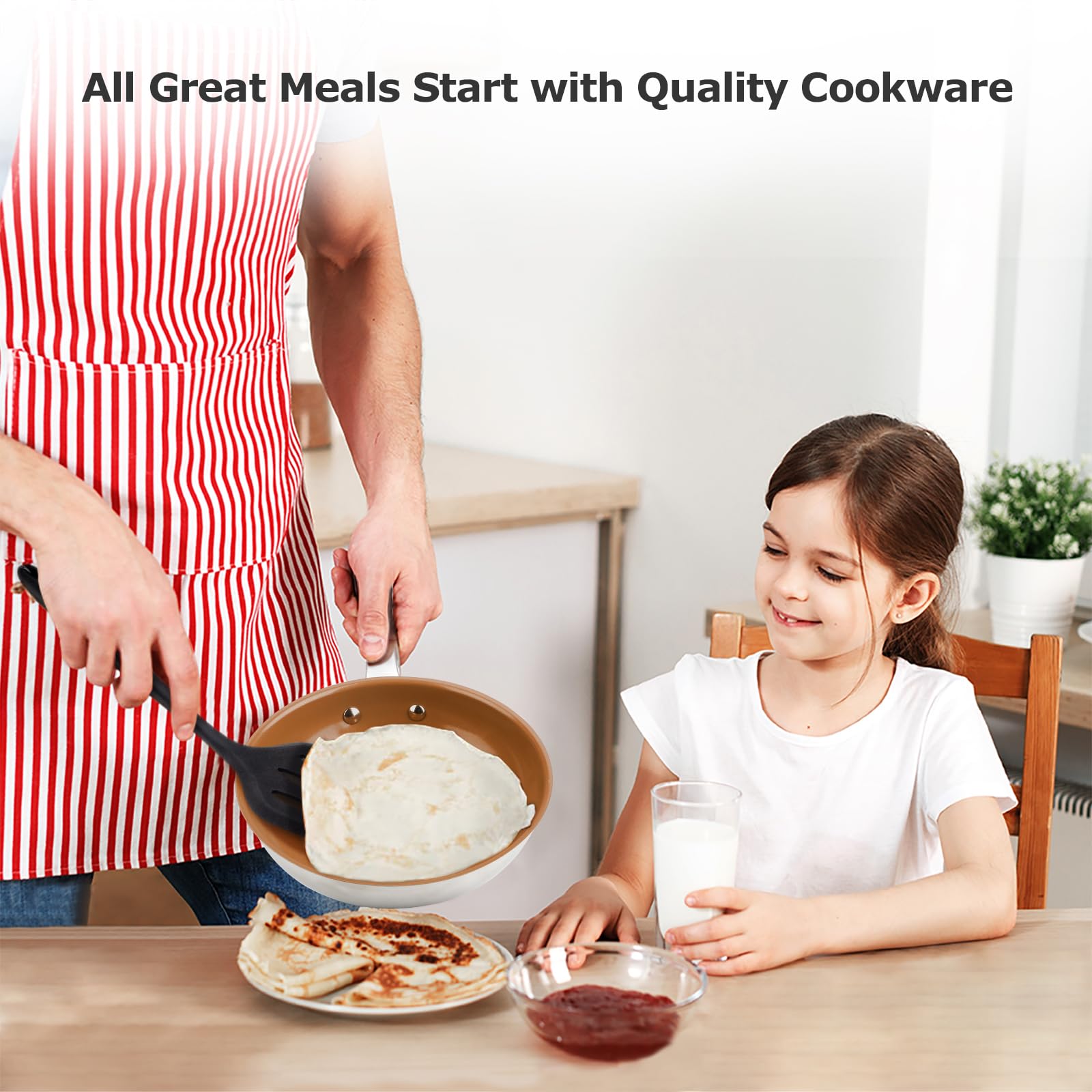 duxtop Ceramic Nonstick Frying Pan 8