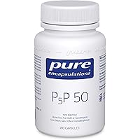 Pure Encapsulations P5P 50 - Active Vitamin B6 - Supports Energy Metabolism* - Gluten Free & Non-GMO - 180 Capsules