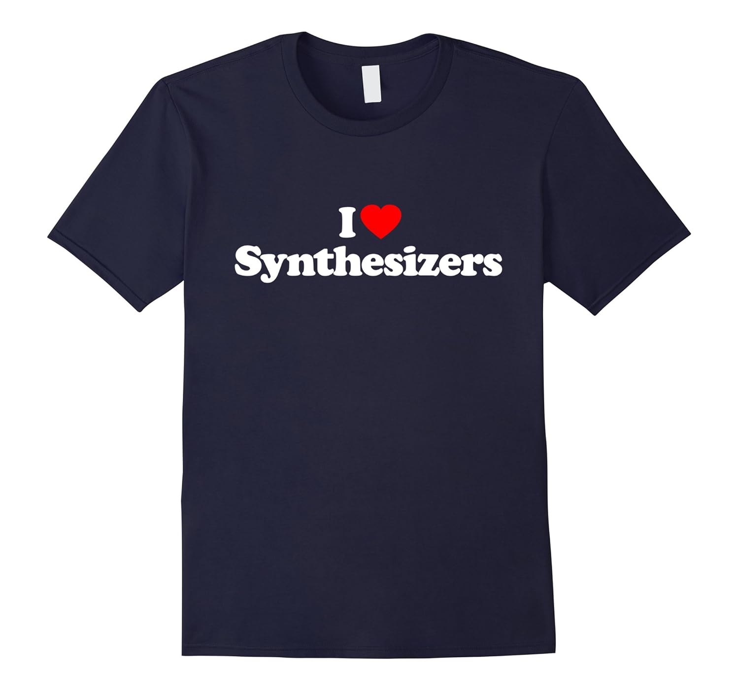 Love Heart Synthesizers Funny Top T-Shirt-ANZ