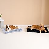 EHEYCIGA Fluffy Dog Crate Bed Medium 75x50x7.5cm Non-Slip Black view 7