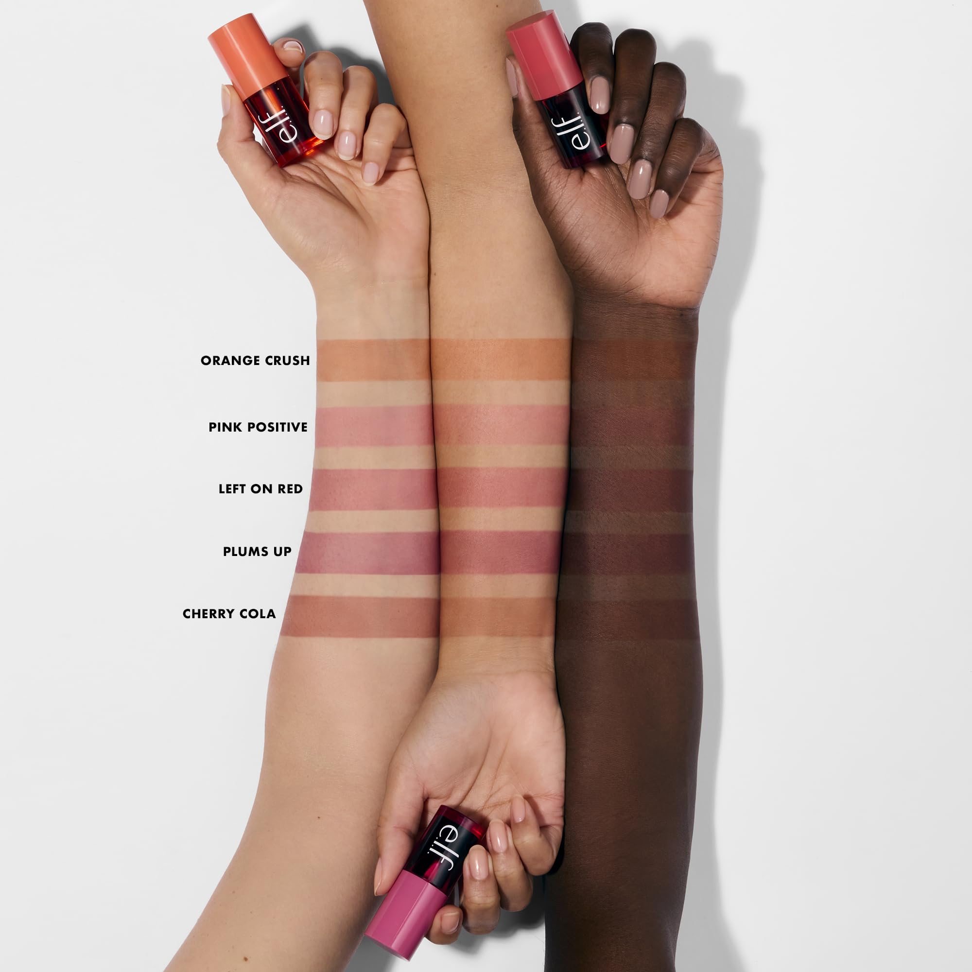e.l.f. Sheer For It Blush Tint, Multi-Use, Long-Lasting Lip & Cheek Makeup, Creates A Natural Flush Finish, Vegan & Cruelty-Free, Pink Positive