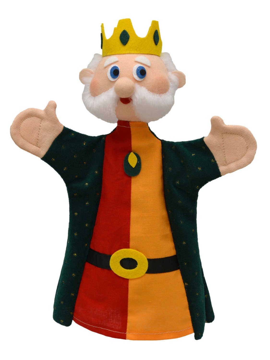 MU Brno 22180A König Valentin Textile Hand Puppet, Multicoloured