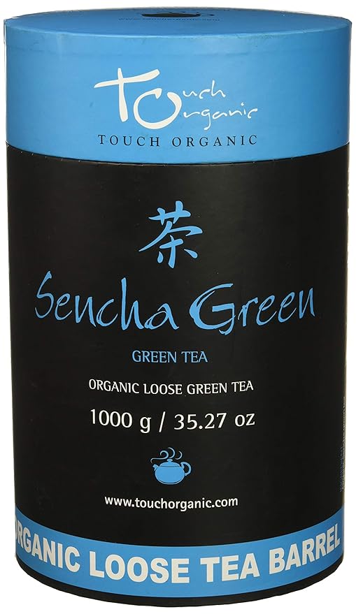 Touch Organic Loose Green Tea, Sencha, 1000 Gram Grocery