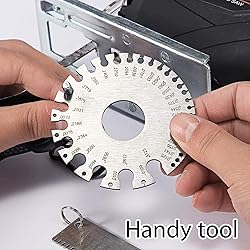 ZeeDix Wire Gauge Measuring Tool (2 Pcs) - Round