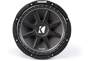 Kicker 43C124 12" 300W 4-Ohm COMP Series Car Audio Sub Subwoofer C12