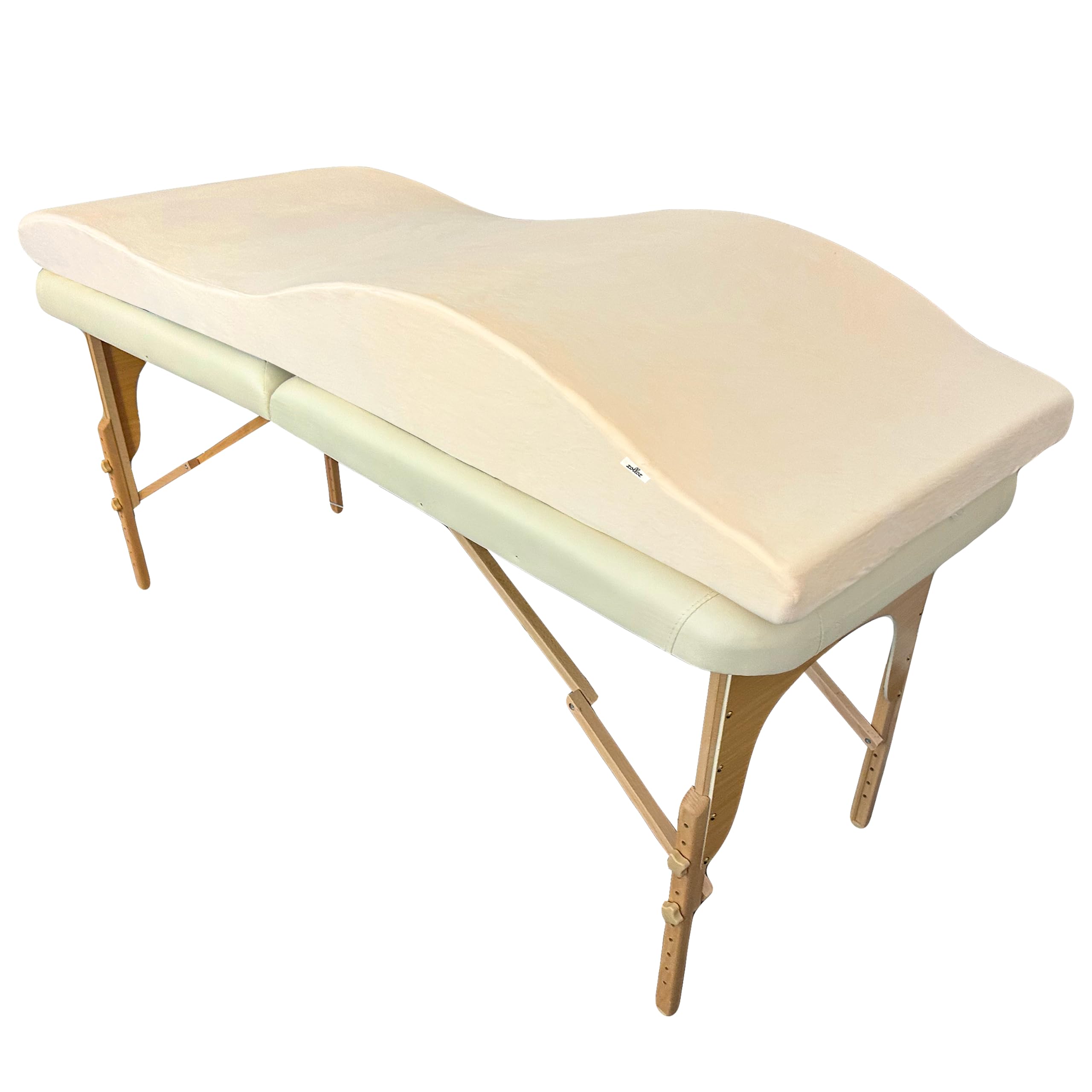 Photo 1 of ***not in its correct box***Lash Bed Topper – Ergonomic Memory Foam Pad with Plush Cover, Spa Table Cushion for Eyelash Tech, Salon Mattress for Beauty Beds, Compatible with Massage and Spa Setups – 23/70" (58/178 cm), Beige
