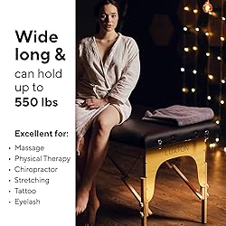 Luxton Home Memory Foam Massage Table Premium