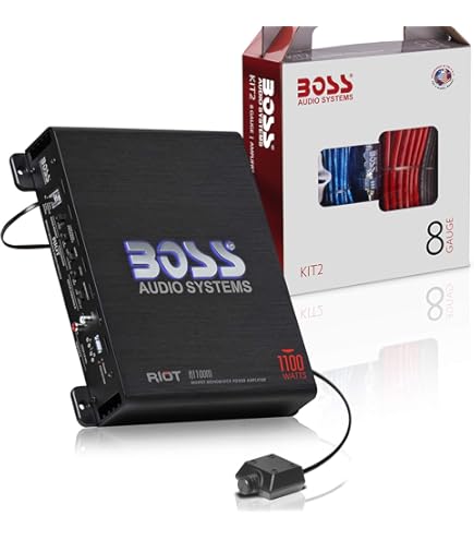 1 BOSS AUDIO SYSTEMS RIOT R1004 Amplificatore Multicanale 4 Canali, Full-range, 400 Watt Max Classe Ab Per Auto 1 Pezzo 145718