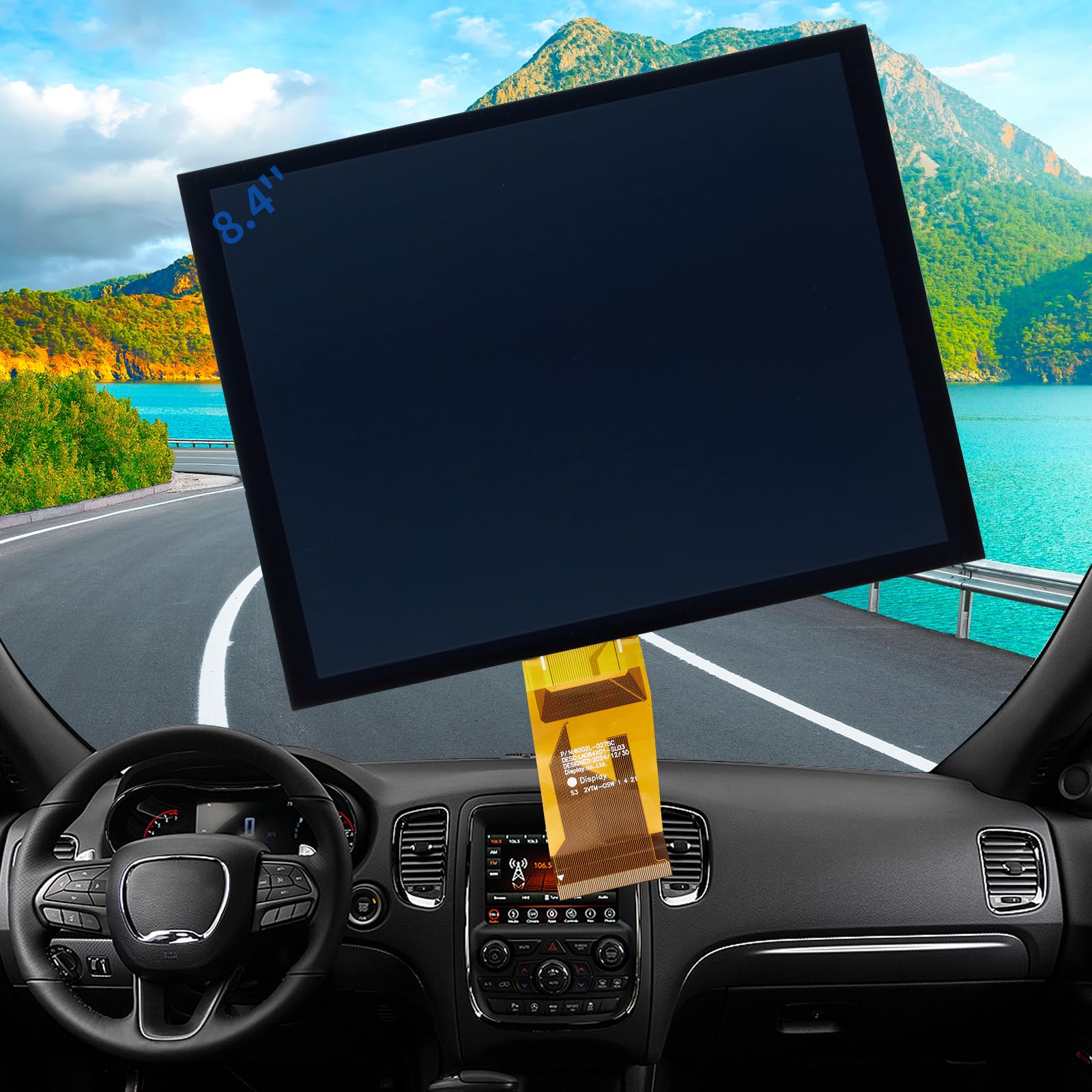8.4 Uconnect Radio Navigation LCD Touchscreen Display Für Jeep Grand RAM Dodge