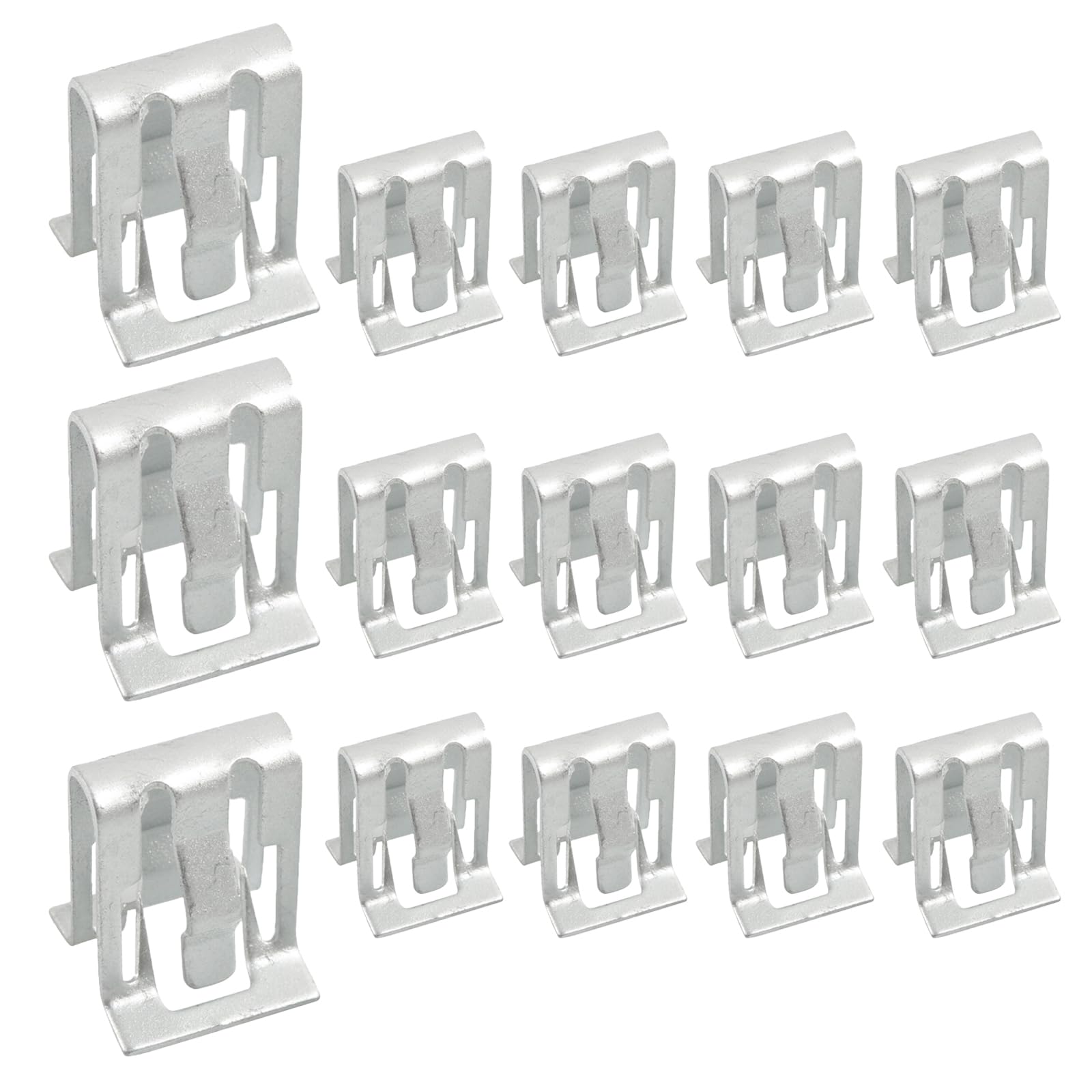 Photo 1 of 15PCS Car Door Panel Clips, Car Metal Retainer Clips, Lift Gate Trim Clips Moulding Fastener, Replacement for OEM#11588650, 11519745