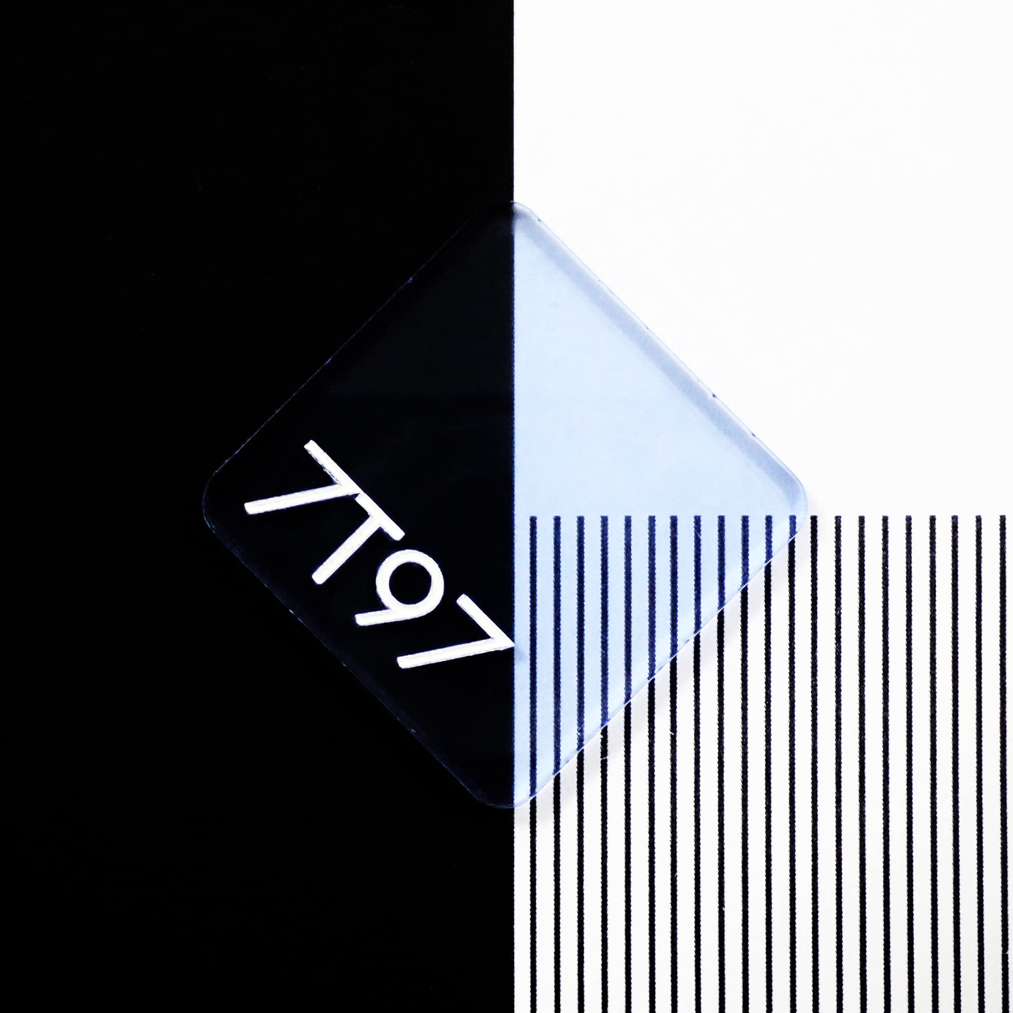 Perspex 7T97 Fluorescent Neptune Blue Cast Acrylic Sheet - 600x500x3mm