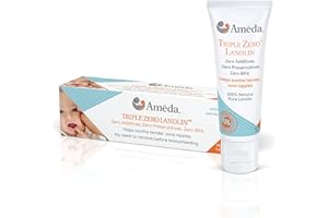 Ameda Triple Zero Lanolin Nipple Cream | Moisturizing Body Cream for Sore Nipples from Breast Feeding (35 gram) | 100% Natura