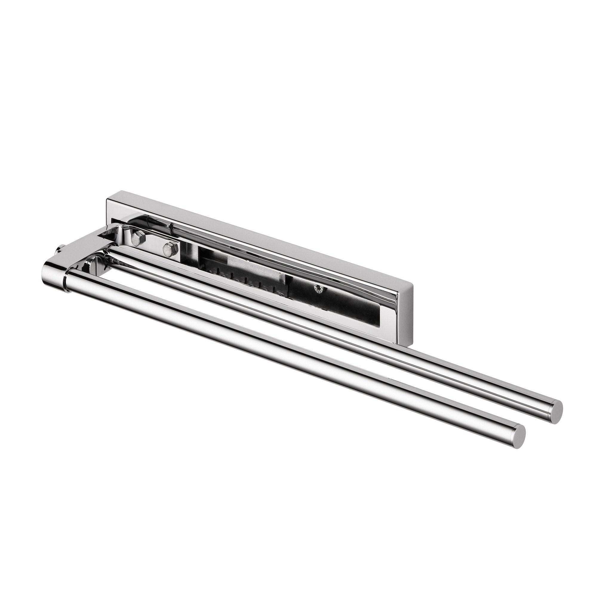 Avenarius Universal Series Double Arm Towel Rail 400-570 mm Extendible Chrome-Plated
