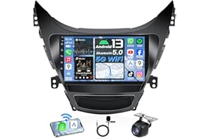 Car Radio 4Core + 64G ROM Android 13 For Hyundai Elantra 2011 2012 2013: 9 Inch 1280 X 800 HD Stereo Touch Screen Wireless Up
