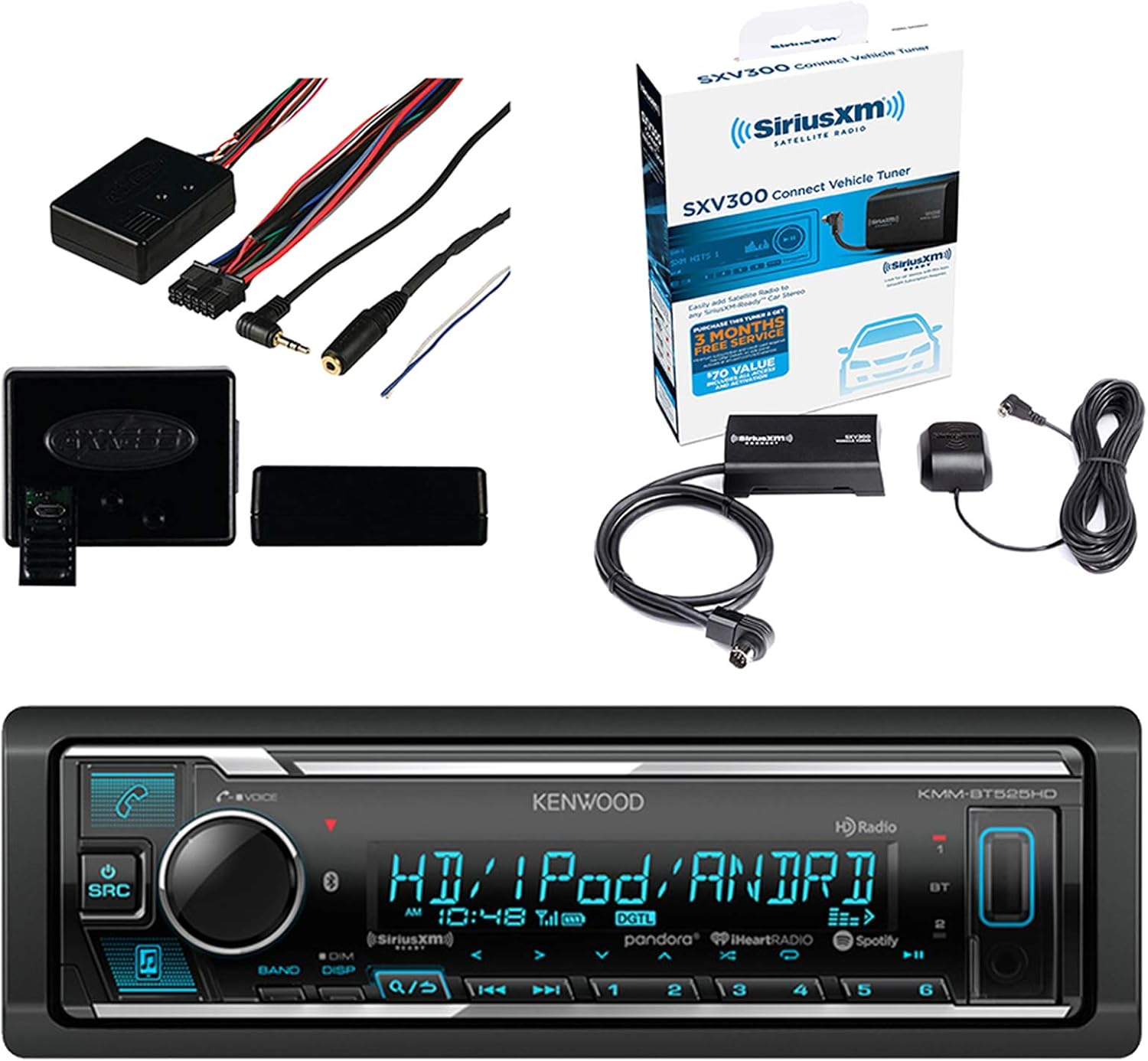 Metra Axxess Universal Steering Wheel Control Interface Kenwood Single DIN inDash HD Radio