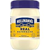Hellmann's Real Mayonnaise 15oz, Mayo Jar Sandwich Spread, Gluten Free 1PK | For sandwiches, dips, dressings and simple meals; cage-free eggs; gluten-free; 15 oz.