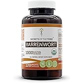 Secrets of the Tribe Barrenwort USDA Organic 120 Capsules | Made with Vegetarian Capsules and Certified Organic Barrenwort (Epimedium Grandiflorum) Dried Leaf (120 Capsules)
