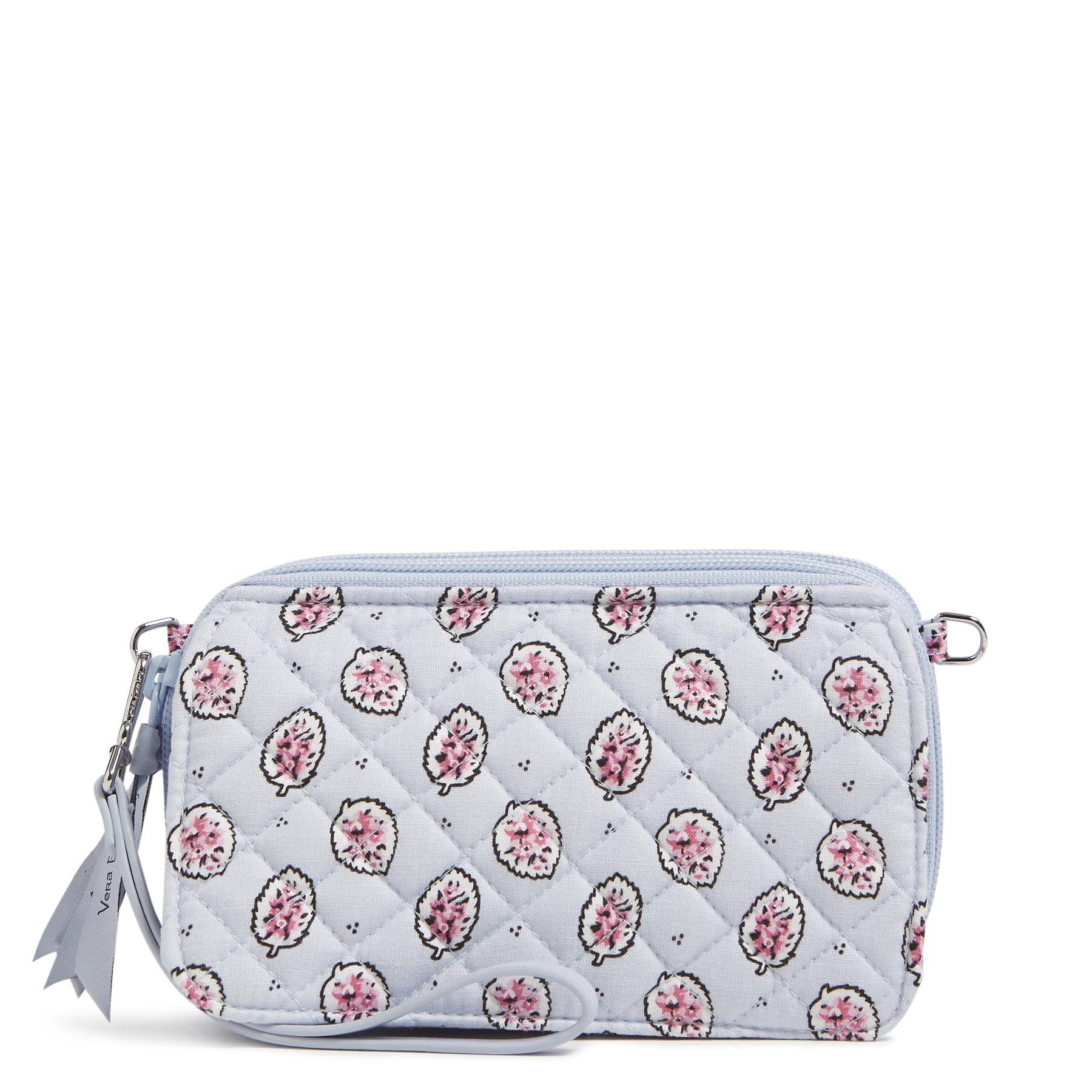 Vera Bradley Iconic RFID All in One Crossbody, Signature Cotton, Magnifique Leaf Image