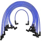 ZUDKSUY High Energy 8mm Spark Plug Wires Set Replacement for Chevy/GM 1974-1988 305 350 400 SBC Engine 90° Boot Spark Plug Wi
