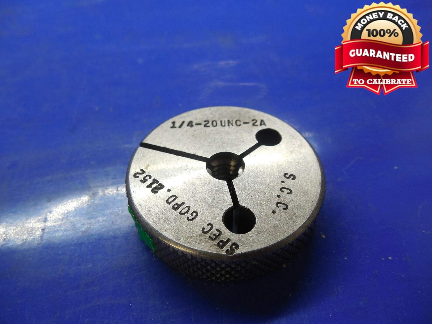 1 4 Unc 2a Special Pitch Dia Thread Ring Gage 25 Go Only Pd 2152 Uns Spl Amazon Com Industrial Scientific