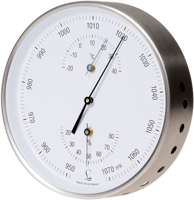 LUFFT Wetterstation Barometer, kombiniert mit BimetallThermometer