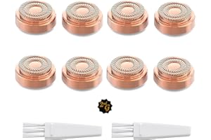 tuokiy Replacement Heads for Flawless Finishing Touch Facial Hair Removal Tool for Women. Just fit Gen 2 Hair Removal Device