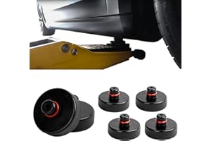 psler Jack Pad for Tesla 3/Y/X/S - Lifting Pucks for Tesla Model 3/Y/X/S Accessories 2016 to 2025 Quick Floor Jack Stand Rubber Pad Car Tire Lift Point Protect Blocks Parts Kit 4 Packs Black