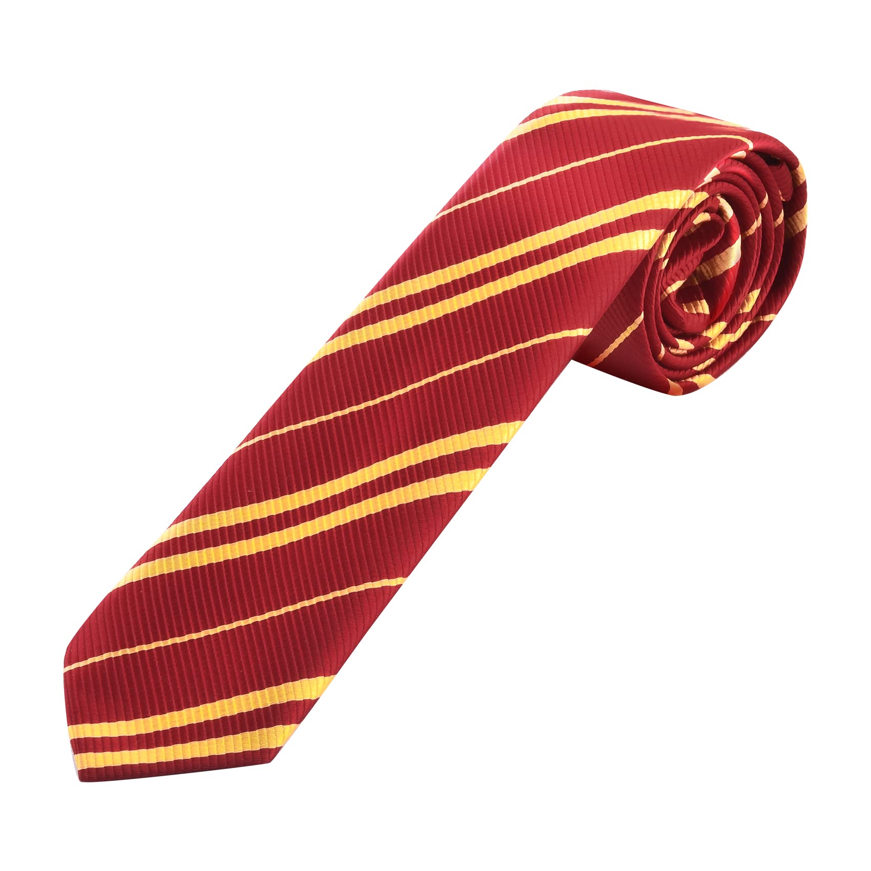 Abitoncc Wizard Tie for World Book Day, Halloween Costume, Fancy Dress, Theme Party, School Uniform - Soft Burgundy Accessory โ image 1