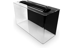 NORTH AMERICAN PET Seaclear 40 Gal Acrylic Aquarium Combo Set, 36 x 15 x 16, Black