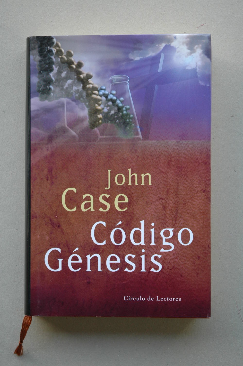 Portada de Código génesis / John Case ; traducción de Argos Vergara