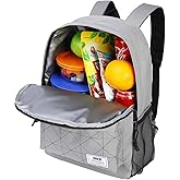 MIER Insulated Backpack Cooler Small Leakproof Lightweight Cute for Women Men to Work, Picnics, Camping, Park Day Trips, 15 L