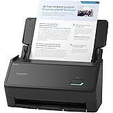 ScanSnap iX2400 High-Speed Simple One-Touch Button Color Document, Photo & Receipt Scanner with 100 Page Auto Document Feeder