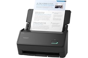 ScanSnap iX2400 High-Speed Simple One-Touch Button Color Document, Photo & Receipt Scanner with 100 Page Auto Document Feeder for Mac or PC, Black