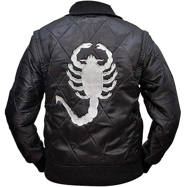 SKY-SELLER Mens Motorcycle Drive Gosling Scorpion Logo Black